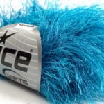 Turkoois Eyelash Yarns 8x50gr