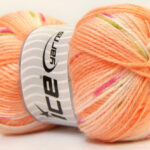 Groen|Roze|Licht Oranje Baby Garens 4x100gr