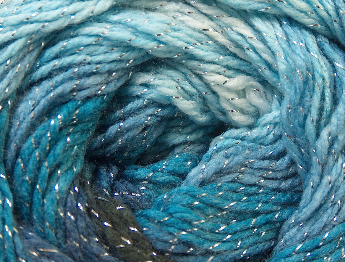Zwart|Blauw|Wit|Zilver|Marineblauw Metallic Yarns 4x100gr