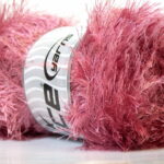 Roze-roze Eyelash Yarns 4x100gr