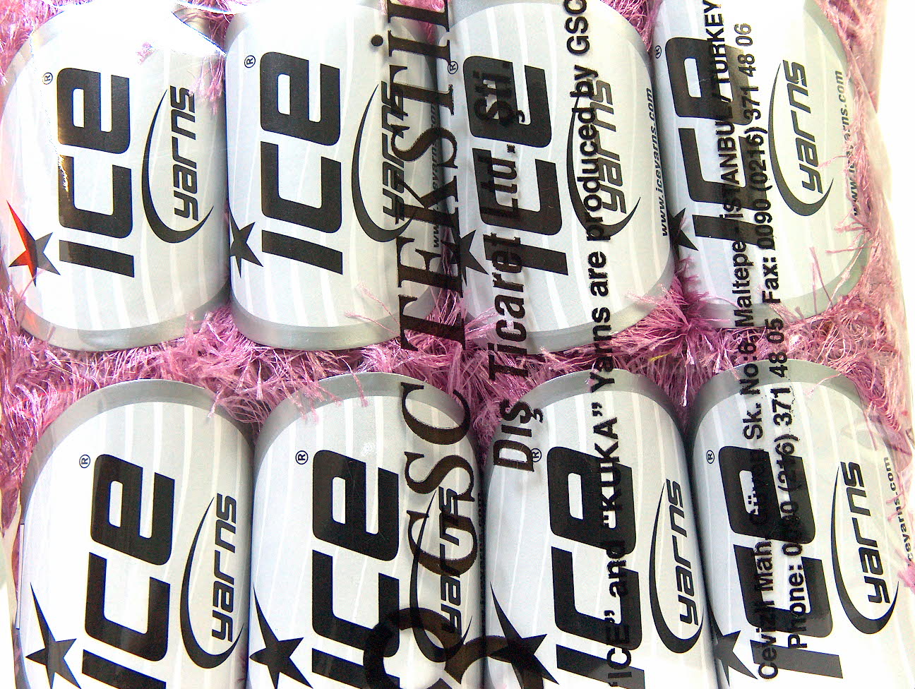 Orchidee Eyelash Yarns 8x50gr