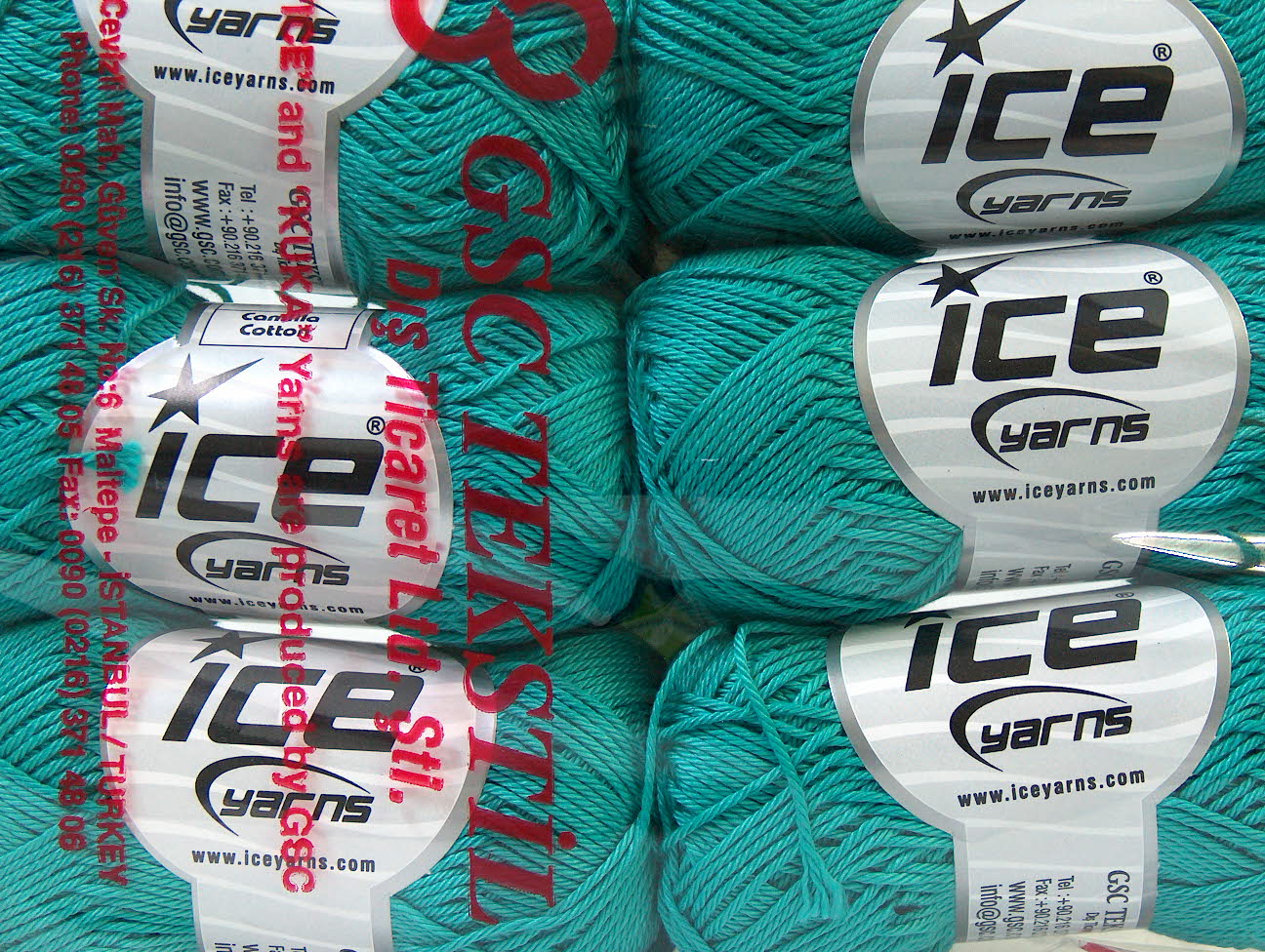 Zeegroen Lente Zomer Garens 6x50gr