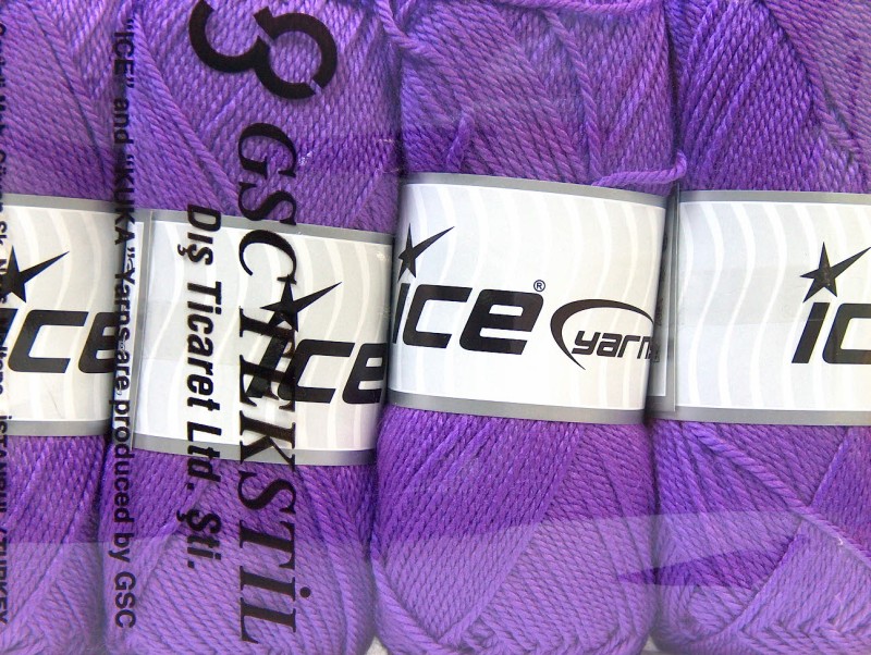 Lavendel Basic – Plain Yarns 4x100gr