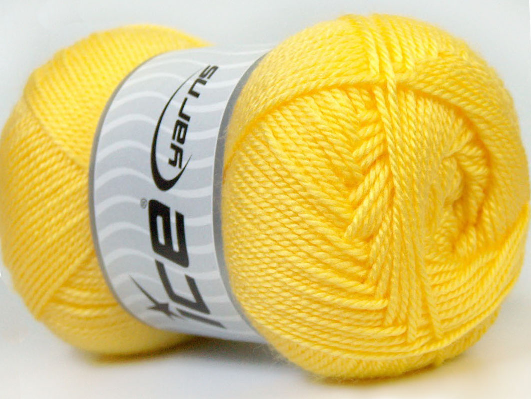 Licht Geel Basic – Plain Yarns 4x100gr