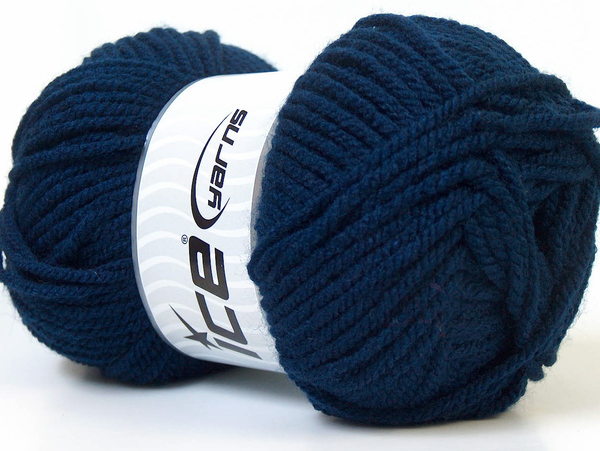Marineblauw Basic – Plain Yarns 4x100gr