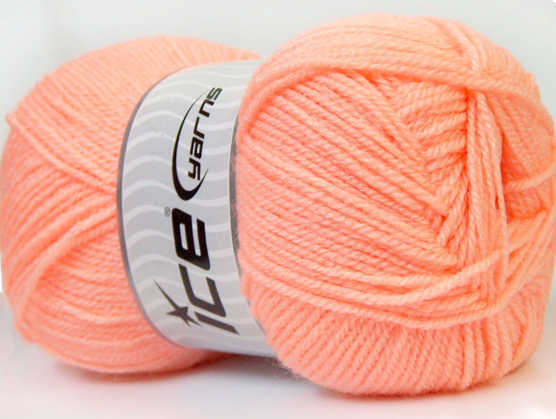 Licht Oranje Baby Garens 4x100gr