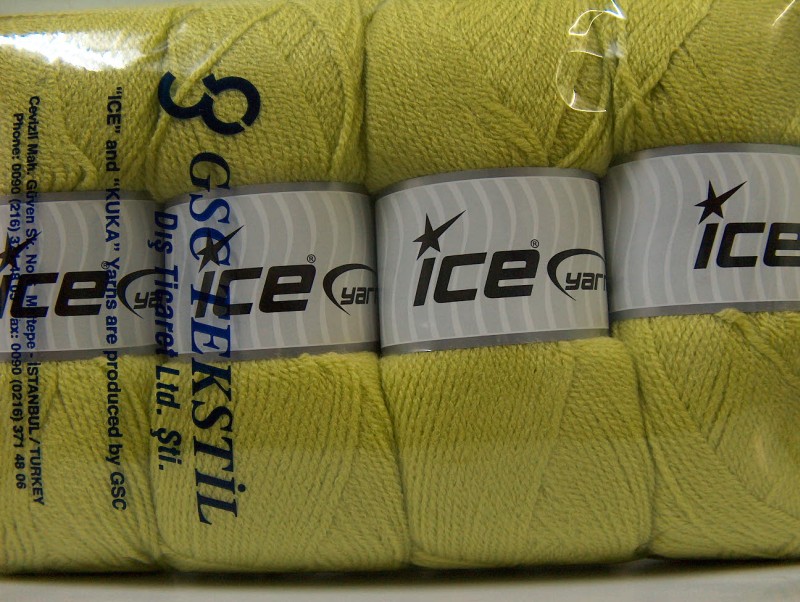 Licht Groen Baby Garens 4x100gr