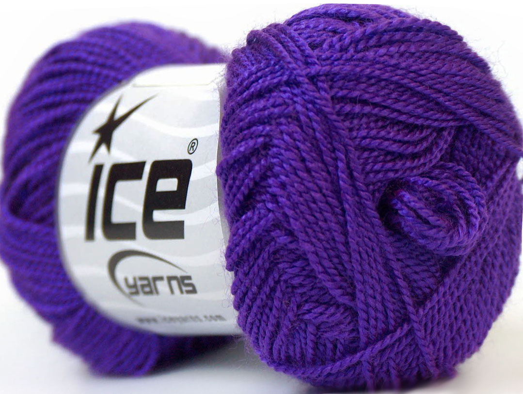 Paars Crochet Embroidery NeedleCraft HandCraft 10x30gr