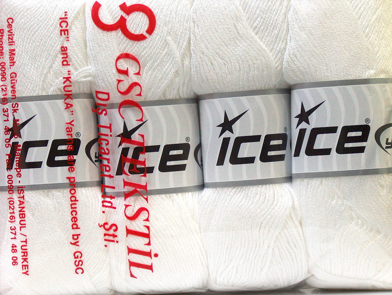 Wit Baby Garens 4x100gr