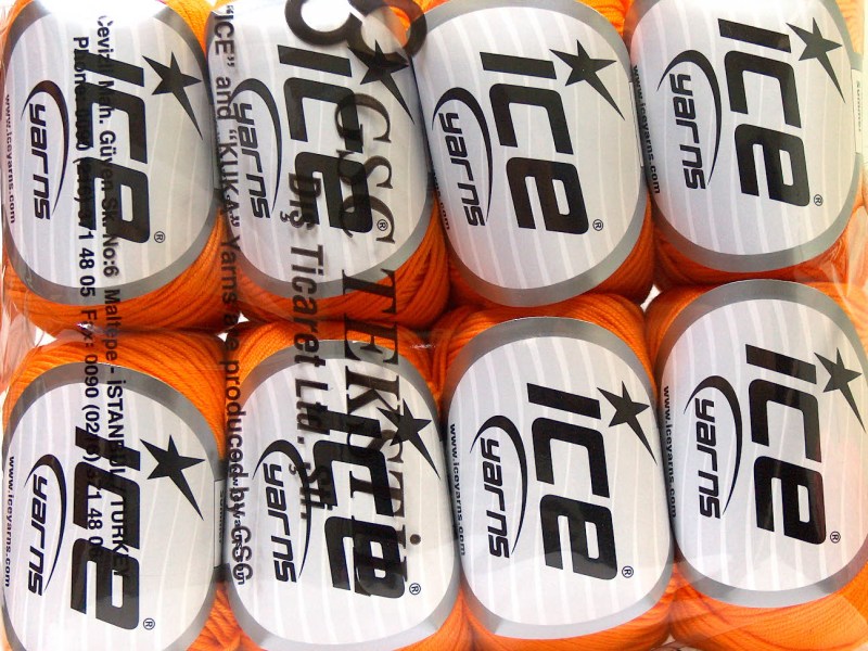 Licht Oranje Baby Garens 8x50gr