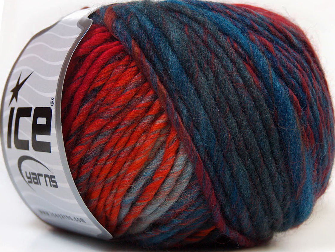 Oranje|Goud|Groen Tinten|Blauw Tinten Herfst Winter Garens 8x50gr