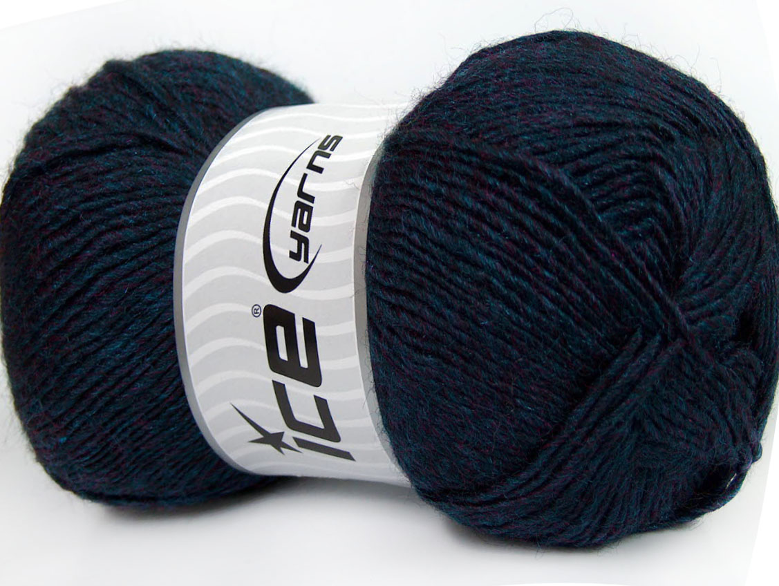 Marineblauw Melange Herfst Winter Garens 4x100gr