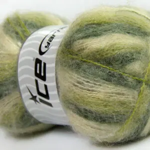 Crème|Groen Tinten Herfst Winter Garens 4x100gr