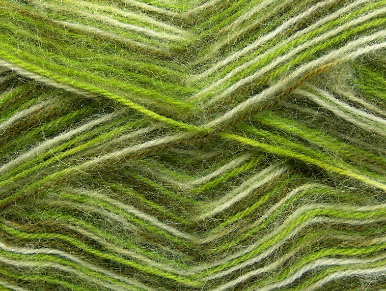 Wit|Groen Tinten Herfst Winter Garens 4x100gr