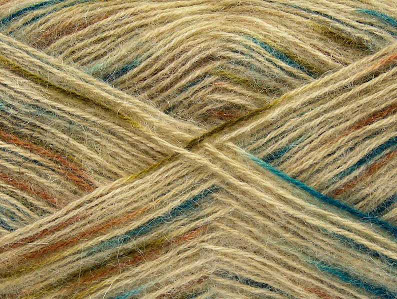Bruin|Blauw|Beige Herfst Winter Garens 4x100gr