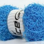 Blauw Eyelash Yarns 4x100gr