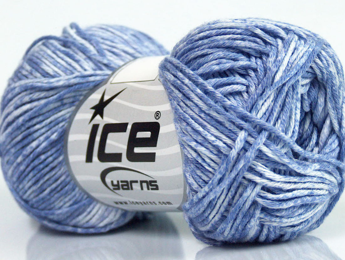 Wit|Indigo Blauw Lente Zomer Garens 8x50gr