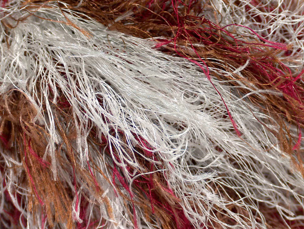 Bruin|Bordeaux|Licht Grijs Eyelash Yarns 8x50gr