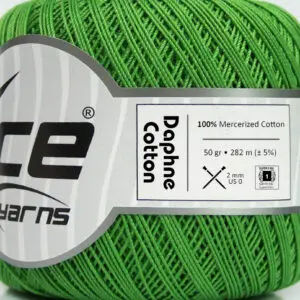 Groen Katoen Garen Dun 2 mm – Pakket 6x50gr