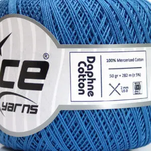 Blauw Dunne Haakkatoen Naald 2 mm 6x50gr