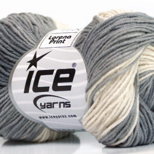 Wit|Grijs Tinten Lente Zomer Garens 8x50gr