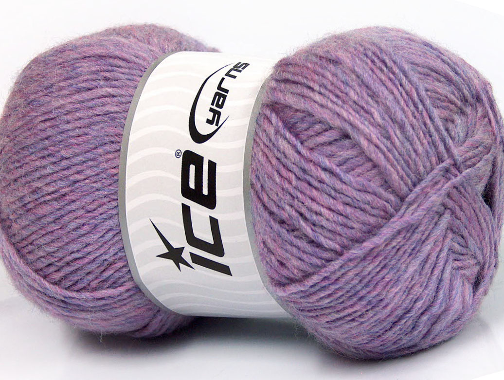 Lila Melange Herfst Winter Garens 4x100gr