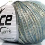 Goud|Lichtblauw Herfst Winter Garens 8x50gr