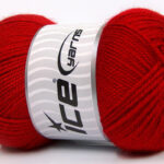 Rood Basic – Plain Yarns 4x100gr