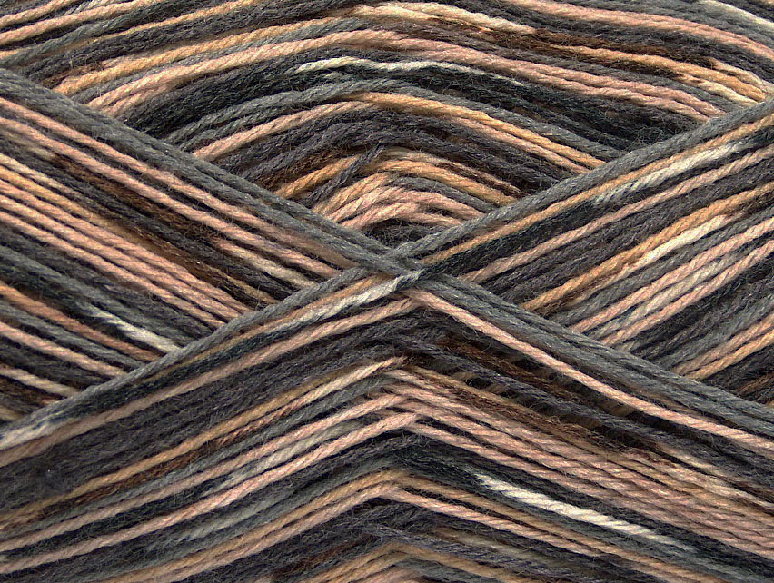 Bruin|Grijs|Kameel Sokkengarens 4x100gr