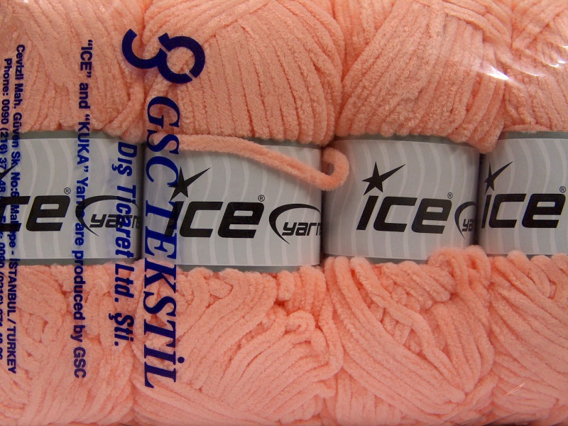 Zalm Chenille Yarns 4x100gr