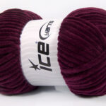 Kastanjebruin Chenille Yarns 4x100gr