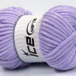 Licht Lila Chenille Yarns 4x100gr