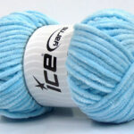 Baby Blauw Chenille Yarns 4x100gr