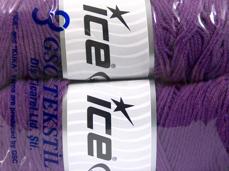 Paars Basic – Plain Yarns 2x200gr