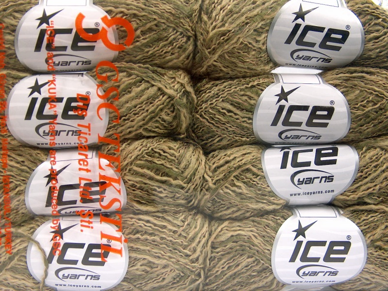 Licht Khaki|Beige Limited Edition Fall-Winter Yarns 8x50gr