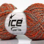 Oranje|Licht Grijs Limited Edition Fall-Winter Yarns 8x50gr