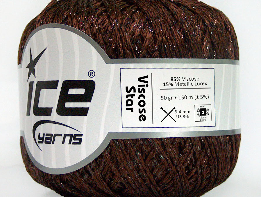 Donkerbruin Closeout Yarns 6×66.5gr