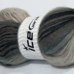 Grijs Tinten Angorawol Herfst Winter Garens 4x100gr