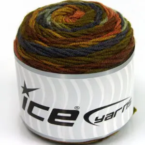 Paars|Bruin Tinten|Groen Tinten Cakes Yarns 3x100gr