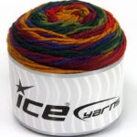 Paars|Rood|Goud|Groen Tinten Cakes Yarns 3x100gr