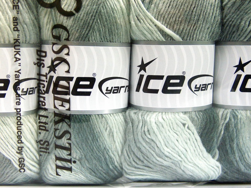 Grijs Tinten Herfst Winter Garens 4x100gr