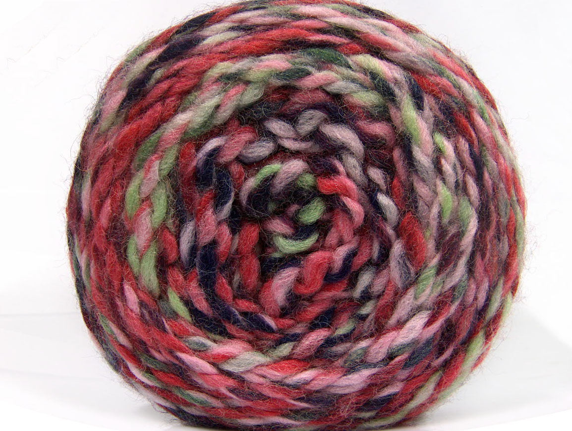 Marineblauw|Roze tinten|Mint Groen Cakes Yarns 2x200gr