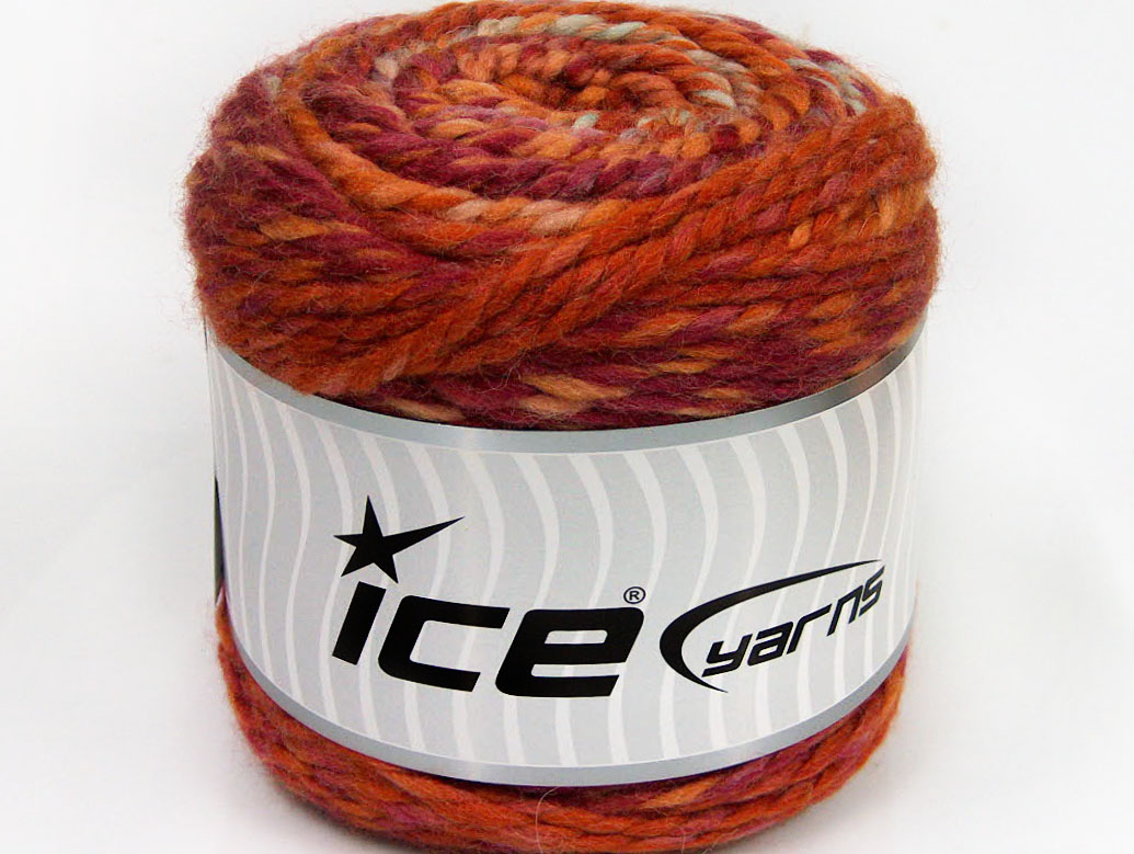 Oranje|Orchidee|Lichtblauw|Koper Cakes Yarns 2x200gr