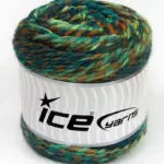 Turkoois|Bruin Tinten|Groen Tinten Cakes Yarns 2x200gr