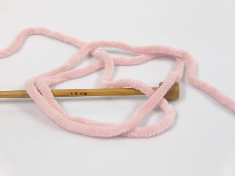 Roze-roze Chenille Yarns 4x100gr