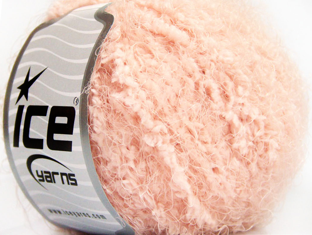 Licht Zalm Eyelash Yarns 8x50gr