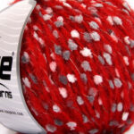 Wit|Rood|Grijs Custom Blend Yarns 6x50gr