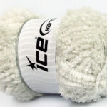 Licht Grijs Eyelash Yarns 4x100gr