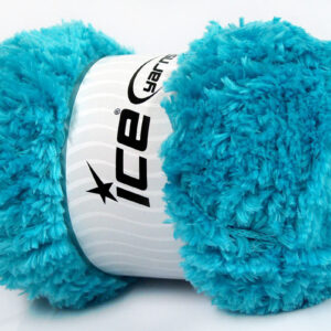 Turkoois Eyelash Yarns 4x100gr