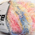 Roze|Blauw|Geel|Zalm Eyelash Yarns 8x50gr